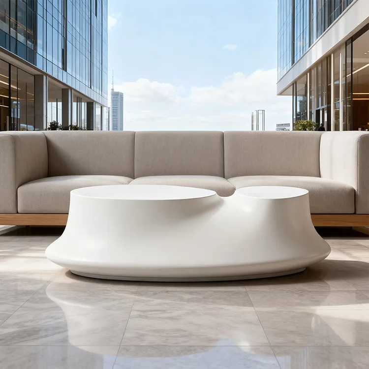 Luxuzko FRP Organikoa Kafe Mahaia